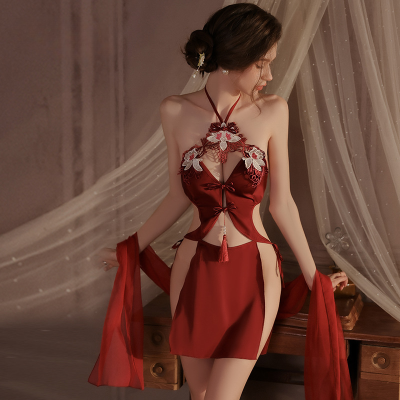Shinyyep Hollow-out antique-style lingerie