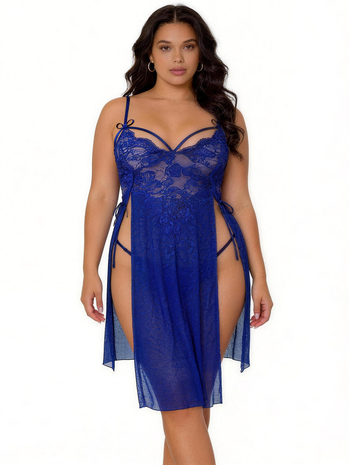 Shinyyep Women Lingerie Lace Babydoll Chemise Sexy