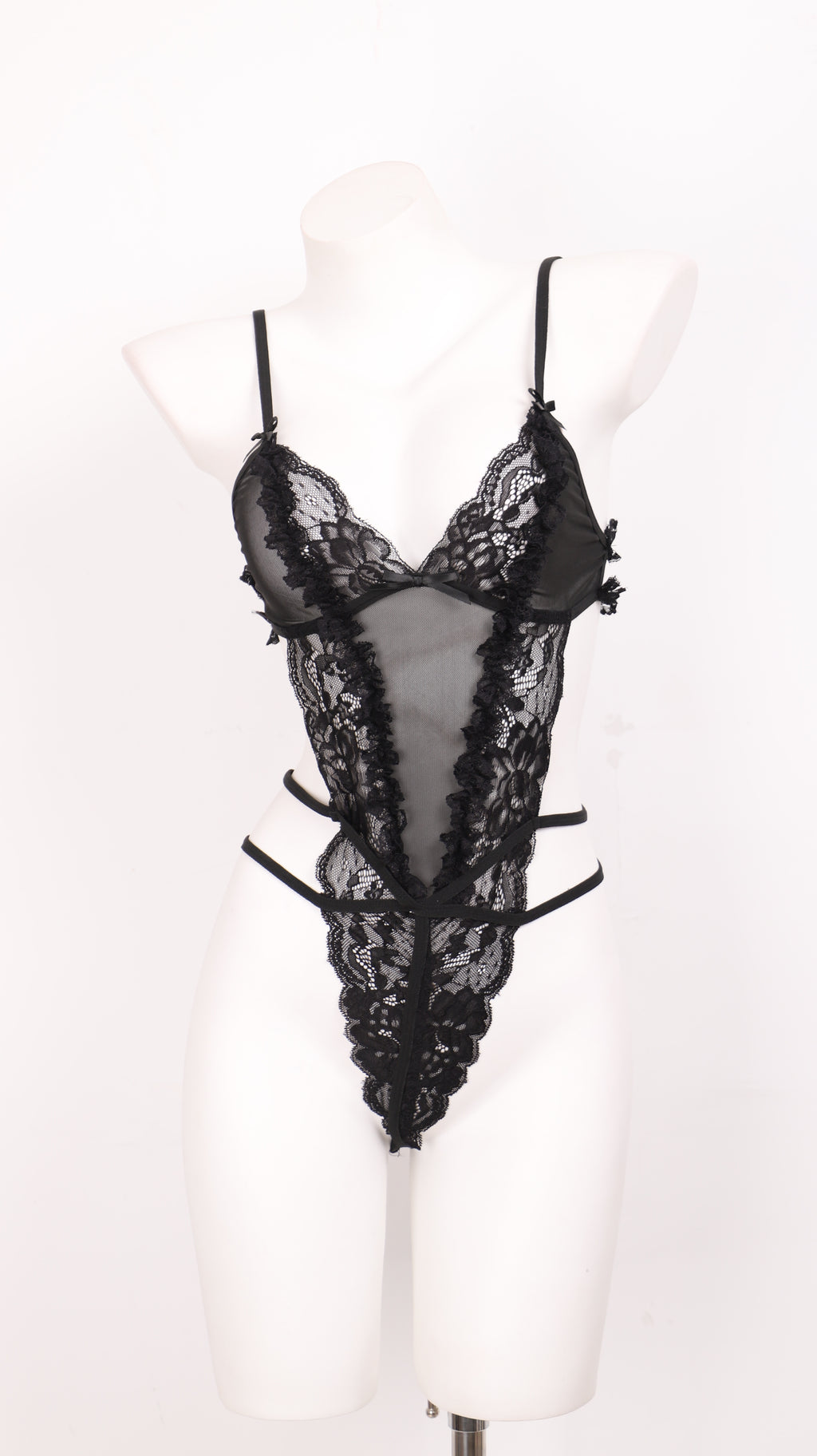 Shinyyep Lace Lingerie Set -One Size(Fits 88–165 lbs)