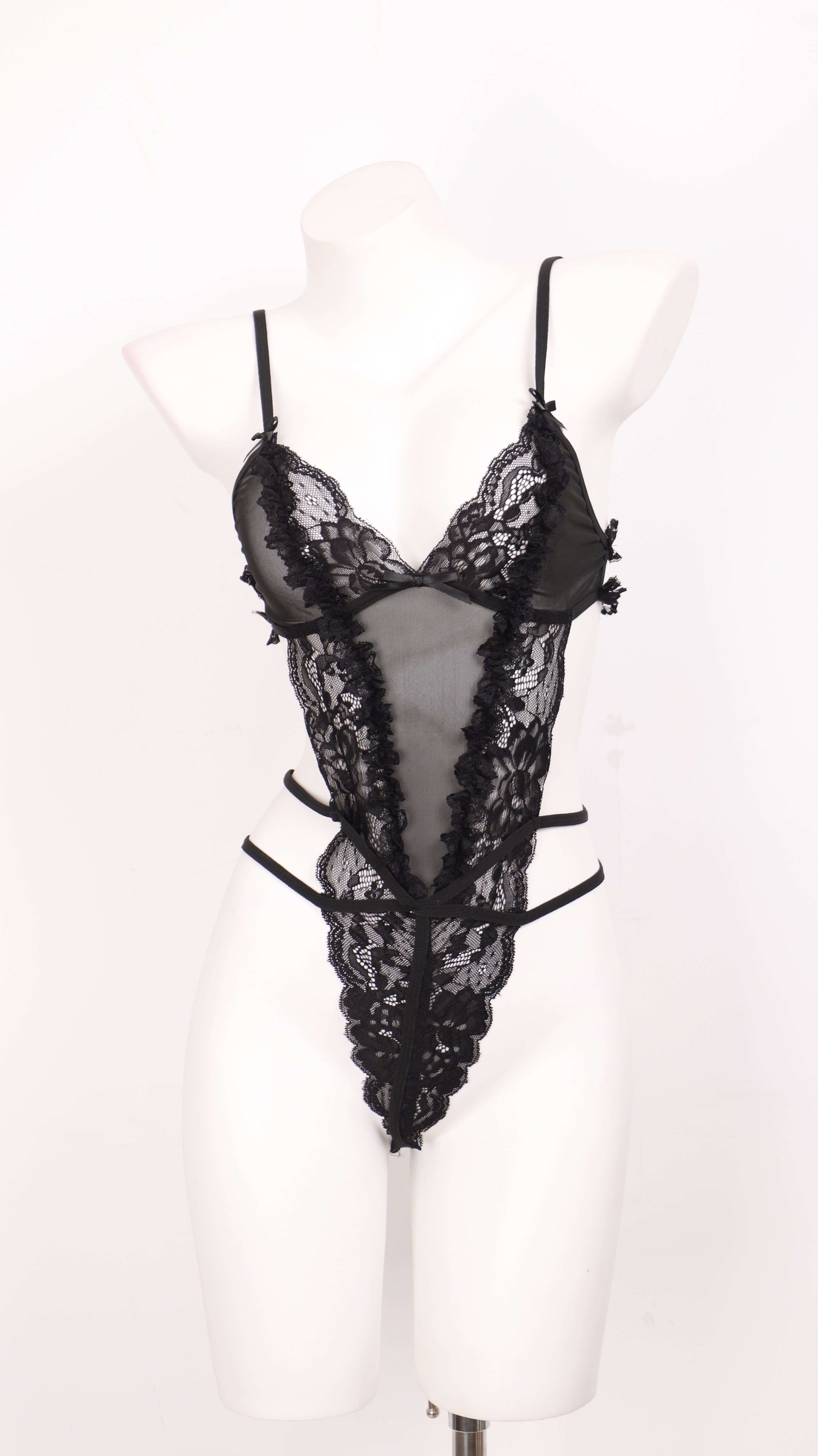 Shinyyep Lace Lingerie Set -One Size(Fits 88–165 lbs)